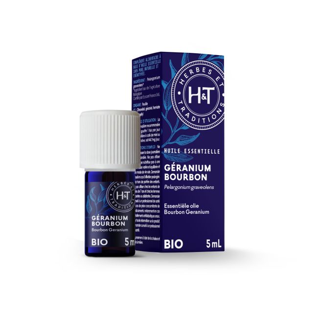 HUILE ESSENTIELLE - GÉRANIUM BOURBON BIO